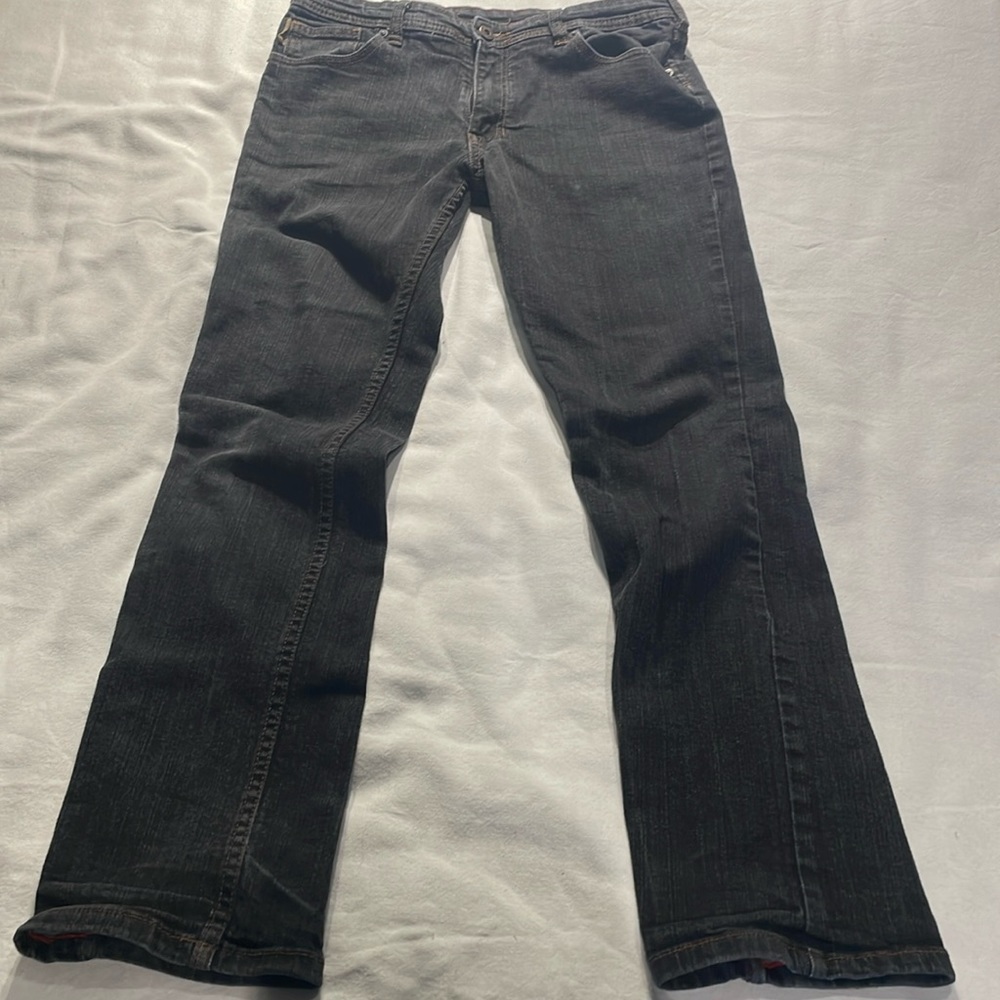 Element Men’s Dark Wash Black Straight Jeans Size 30W